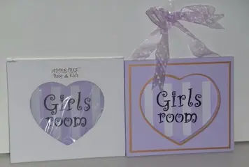 GIRLS ROOM LILA WANDDECORATIE Appletree NIEUW