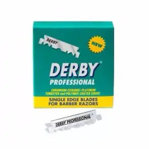 SINGLE EDGE SCHEERMESJES DERBY PROFESSIONAL 100 stuks