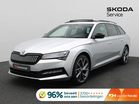 Skoda Superb Combi 1.4 TSI iV Sportline Business 218PK DSG SOH 97%, Trekhaak, Pano-Schuifdak, Elektr