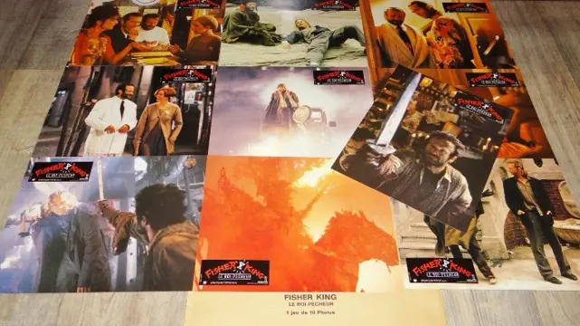 THE FISHER KING lobbycard set.