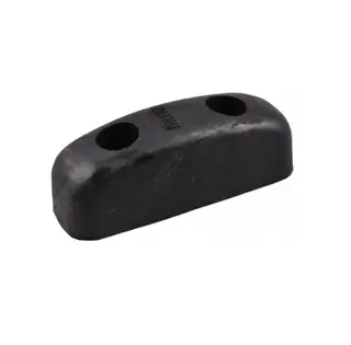 Stootrubber paardentrailer 124x38mm