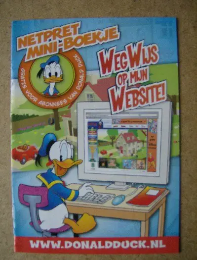 Donald duck weekblad bijlage 36 adv4213
