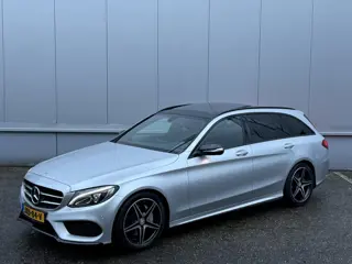 Mercedes-Benz C-klasse Estate 200 Prestige AMG Night Aut. Panodak Elek. Trekhaak + Klep Leer Sfeer L