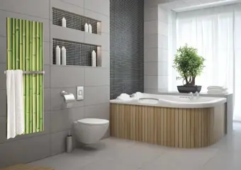 Glaspaneel Infrarood verwarming met NATUURLIJKE MATERIALEN