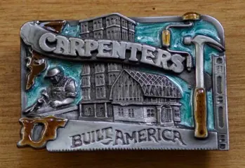 Losse gesp " Carpenters Build America " ( Timmerman )