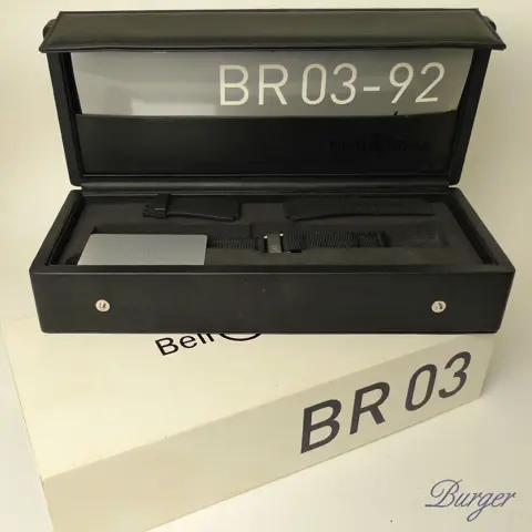 Bell &amp; Ross Full Set Box Straps Buckles Papers