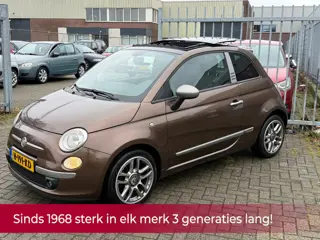 Fiat 500 0.9 TwinAir Blackjack UNIEKE UITVOERING! SCHUIF PANORAMA l LEER l AIRCO l LMV l PDC l MTF l