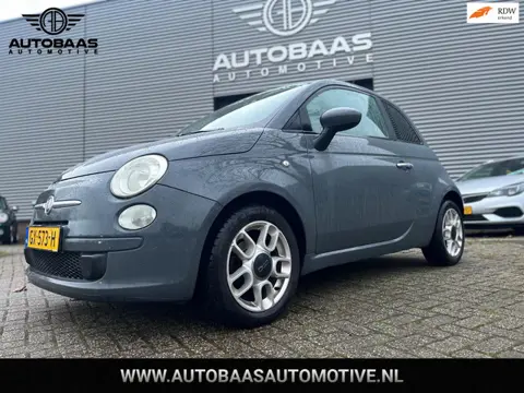 Fiat 500 1.2 Lounge **APK 09-2026** AIRCO+1/2 LEDER+SPORTSTOELEN+LICHTMETALEN VELGEN+ELEK.PACK+