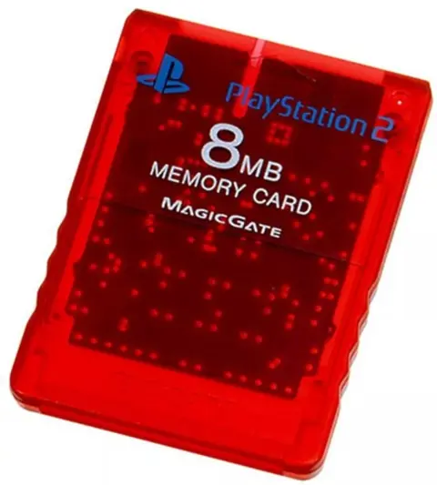 Sony PS2 Memory Card (Red)