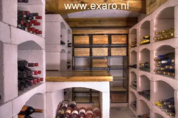 Classic, stapelbaar stenen wijnrek (nieuw)