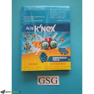 Kid knex undersea pals bouwvoorbeeld nr. 85307-302