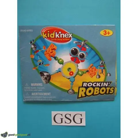 Kid knex rockin robots bouwvoorbeeld nr. 85040-302
