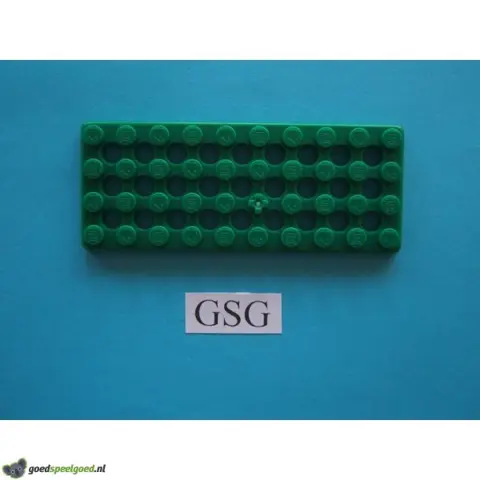 Grondplaat 10x4 (F2) groen nr. 16236