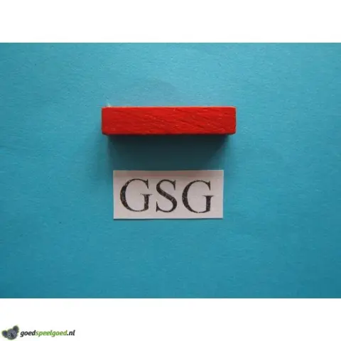 Straat rood (hout) nr. 60264