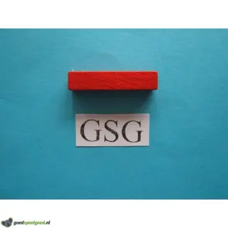 Straat rood (hout) nr. 60264