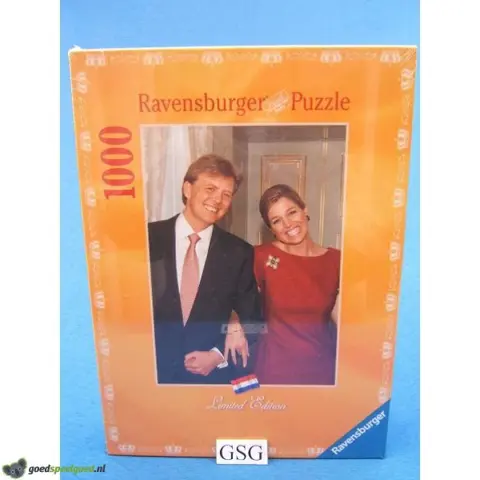 Willem Alexander en Maxima 1000 st nr. 15 917 8-01