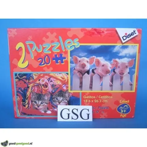 Pussies &amp; piglets 2x 20 st nr. 69472