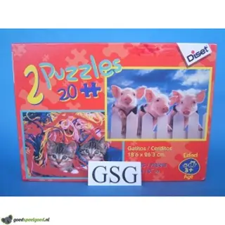 Pussies &amp; piglets 2x 20 st nr. 69472