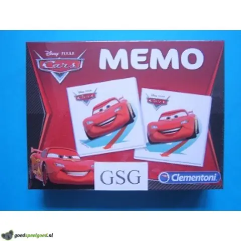 Cars memo nr. 13403-00