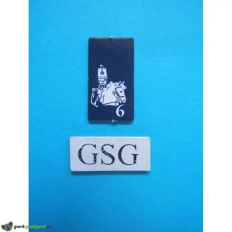 Kaartje kapitein blauw nr. 60912-02