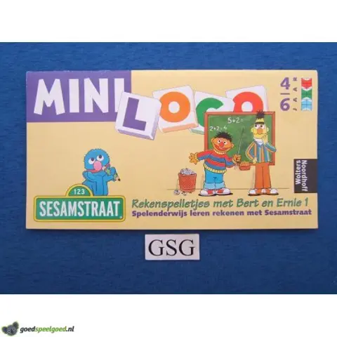 Rekenspelletjes met Bert en Ernie 1 nr. 25016-01