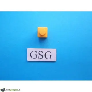 Steen 1x1 (1) geel nr. 16480