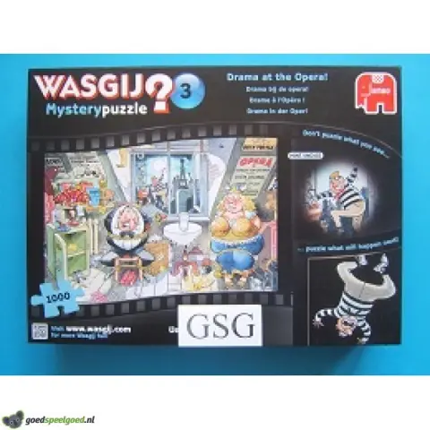Wasgij mysterie 3 (drama bij de opera) 1000 st nr. 81327-02