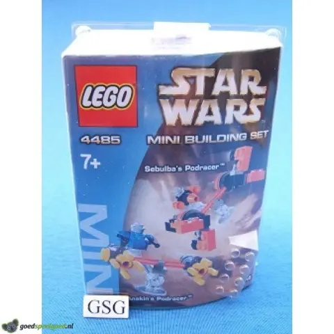 Sebulba's Podracer &amp; Anakin's Podracer nr. 4485-00