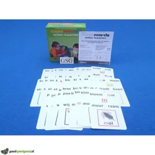 Maan roos vis letter-kwartet nr. 60003-22