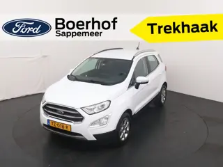 Ford EcoSport EcoBoost 125 pk Titanium | Trekhaak | Navi | Clima | Cruise | LMV | Parkeersens.| Half