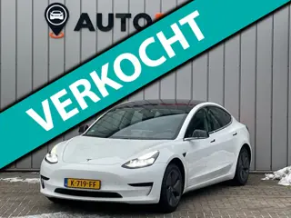 Tesla Model 3 Standard RWD Plus 60 kWh SOH91% 1E EIG DEALEROND TREKHAAK |AUTOPILOT|CAMERA|LEER|STOEL