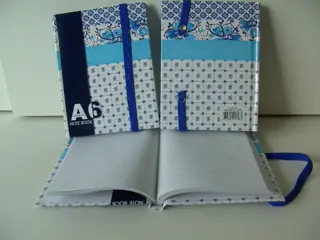 NOTITIEBOEKJES A6 OUD HOLLANDS BLAUW Pakket 6 stuks Nieuw