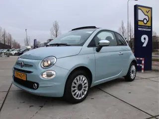 Fiat 500C 1.0 Hybrid Cabrio Carplay, Vitueel, Clima, Cruise Nieuwstaat! Prijspakker!