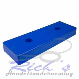 Bootzijsteun, bootkussen van kunststof 300 x 100 x 26 mm