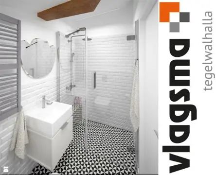 Portugese Tegels Zwart Wit 20x20 Vives 1900 Tegels Vlagsma