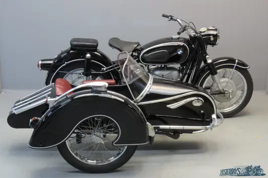 BMW 1955 R50 494cc 2 cyl ohv with Steib sidecar 3511