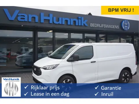 Ford E-Transit Custom 320S 218PK 64KWH Trend AUT BPM VRIJ!! Apple CP / Android A, LED, 2300KG Trekge