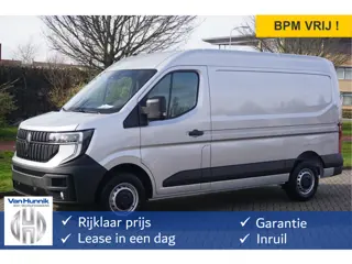 Renault Master T35 170PK L2H2 BPM VRIJ!! 10" R-Link Navi, Camera, LED, 270° Deur!! NR. 968