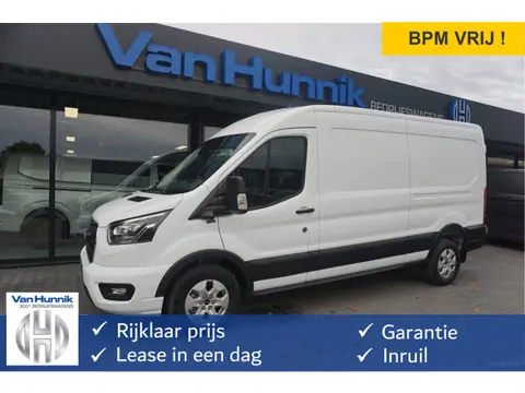 Ford Transit 350L L3H2 Limited AUT-10 RWD 165PK BPM VRIJ 3.5T Trekhaak, Navi, Adap. Cruise, 360° Cam