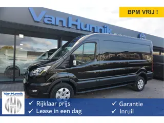 Ford Transit 350L L3H2 Limited AUT-10 RWD 165PK BPM VRIJ 3.5T Trekhaak, Navi, Adap. Cruise, 360° Cam