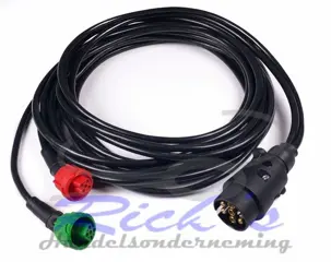 Kabelset 7 polig voor Radex achterlichten met connector