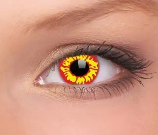 Red Wolf (rode wolf) maandlenzen (per paar)