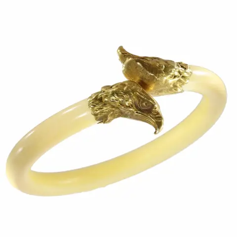 Eagle's Majesty: An Ornate Victorian Bangle