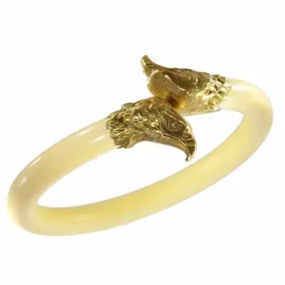 Eagle's Majesty: An Ornate Victorian Bangle