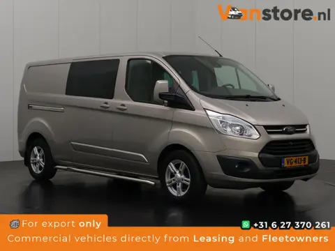 Ford Transit Custom 125PK Lang Limited Dubbele Cabine | Navigatie | Camera | Leder | Airco | Cruise 