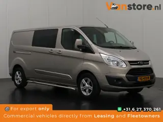 Ford Transit Custom 125PK Lang Limited Dubbele Cabine | Navigatie | Camera | Leder | Airco | Cruise 