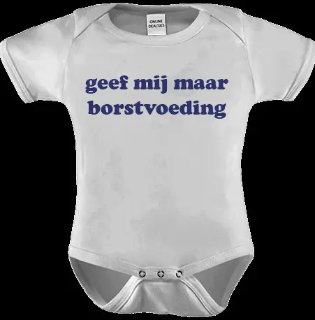 Gave kleding blanco en met teksten,heel veel keuze.