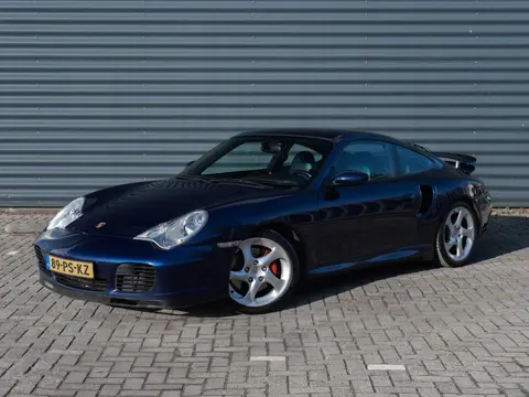 Porsche 911 3.6 Coupé Turbo (996) | 2001 | Lapisblauw | Schuifdak | Leder | Xenon