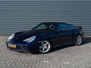 Porsche 911 3.6 Coupé Turbo (996) | 2001 | Lapisblauw | Schuifdak | Leder | Xenon