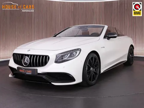 Mercedes-Benz S-klasse S63 AMG Cabrio 585pk 4Matic |dealer onderhouden|Carbon exterieur|Burmester Hi